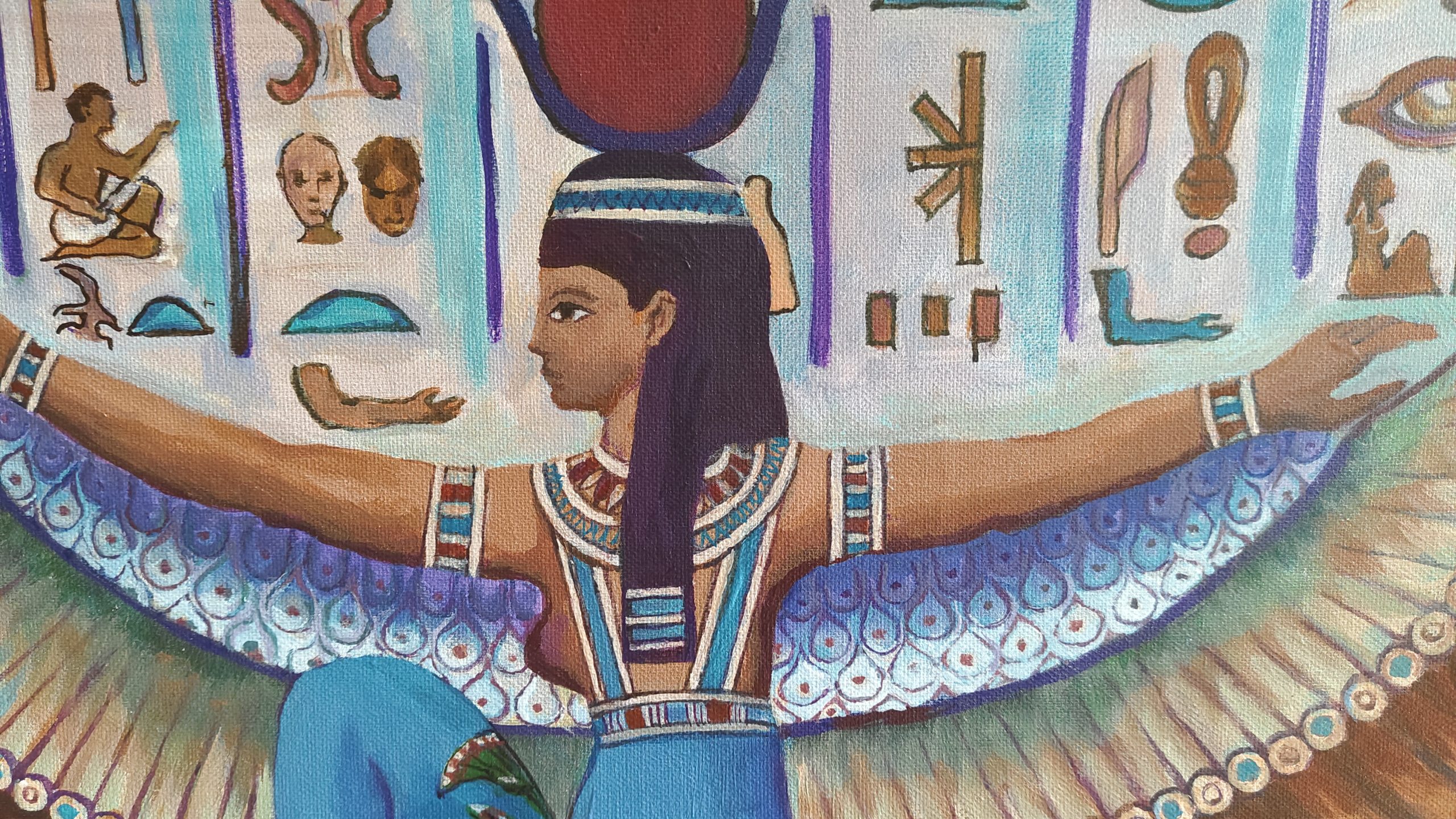 Картина "Богиня Исида" — изображение 3